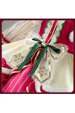 2XXT Cosplay Uma Musume Pretty Derby Mejiro Bright Starry Snow Lolita Christmas Cosplay Costume